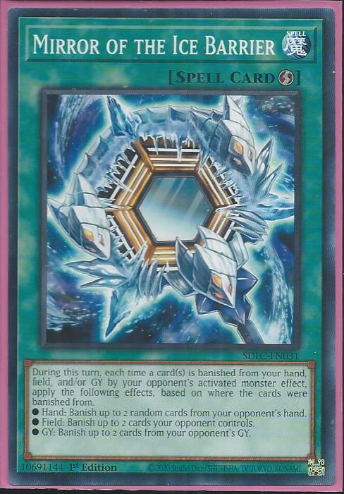 Mirror of the Ice Barrier - SDFC-EN031 - Common 1st Edition