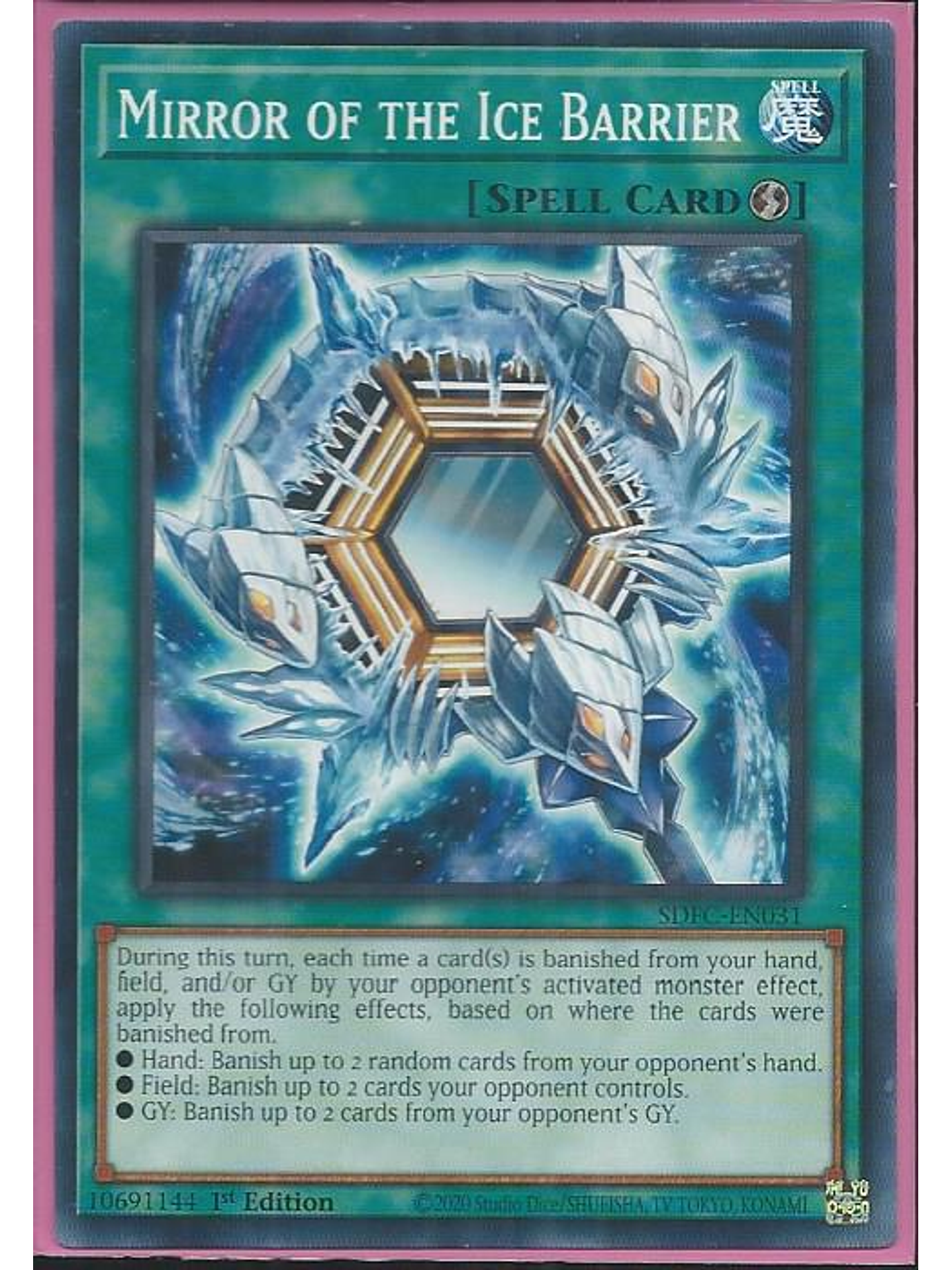 Mirror of the Ice Barrier - SDFC-EN031 - Common 1st Edition 1