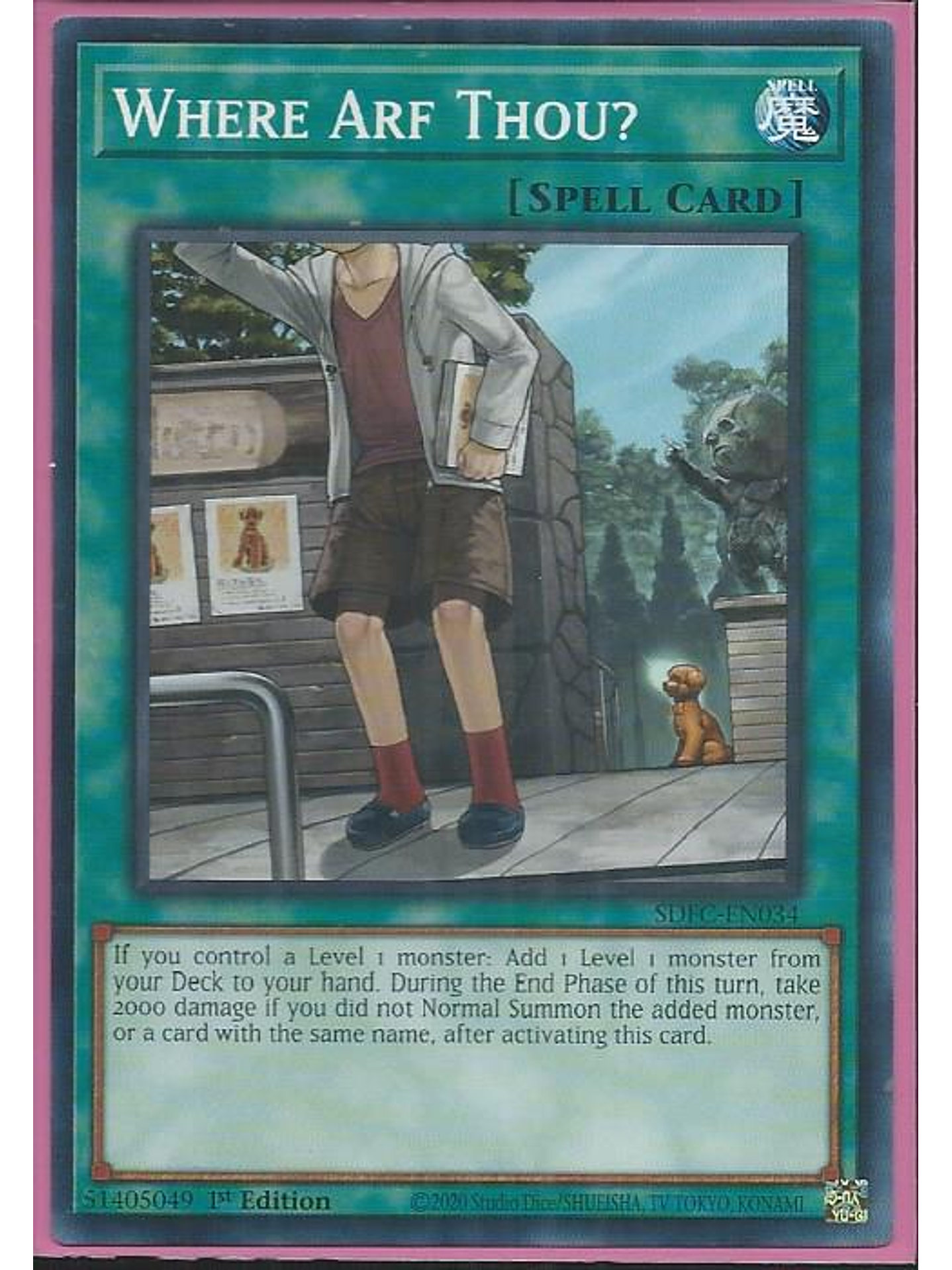 Where Arf Thou? - SDFC-EN034 - Common 1st Edition 1