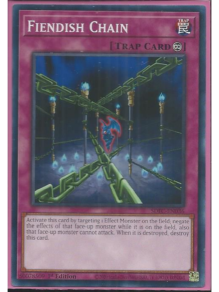 Fiendish Chain - SDFC-EN036 - Common 1st Edition 1