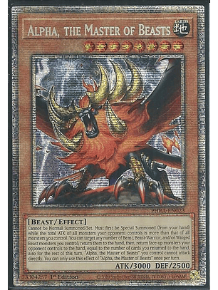 Alpha, the Master of Beasts - PHRA-EN023 - Starlight Rare 1st Edition
