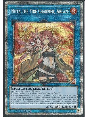 Hiita the Fire Charmer, Ablaze - PHRA-EN100 - Starlight Rare 1st Edition