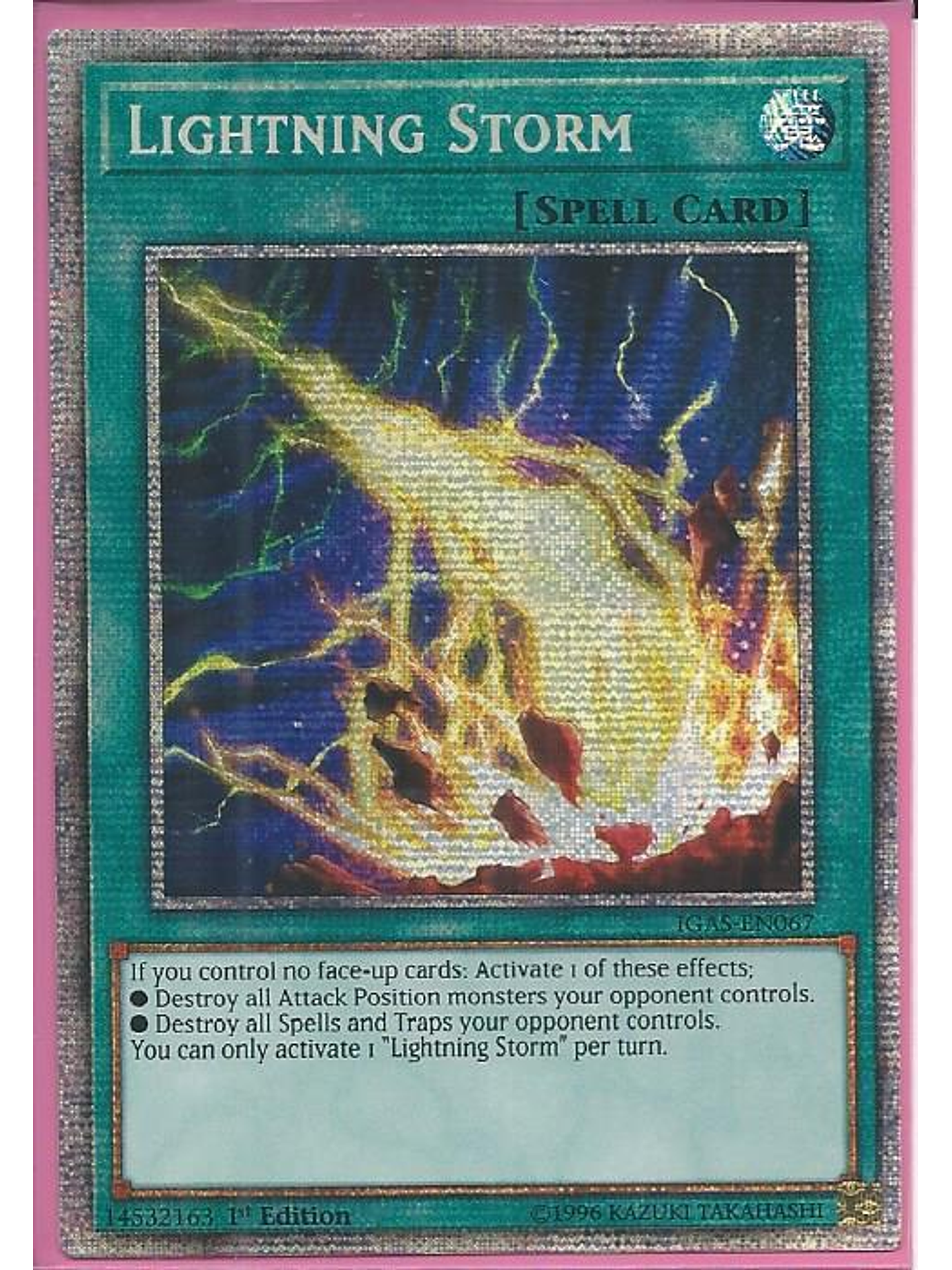 Lightning Storm - IGAS-EN067 - Prismatic Secret 1st Edition 1