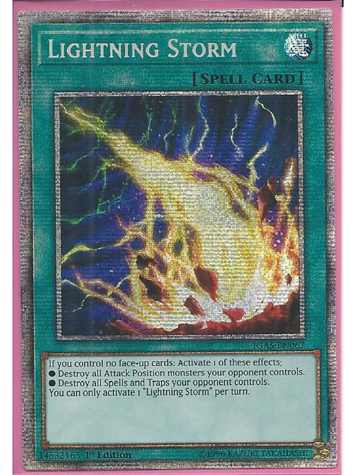 Lightning Storm - IGAS-EN067 - Prismatic Secret 1st Edition 1