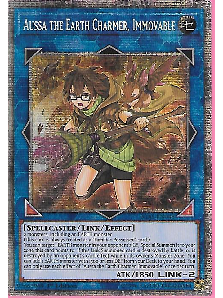 Aussa the Earth Charmer, Immovable - IGAS-EN048 - Prismatic Secret 1st Edition 1
