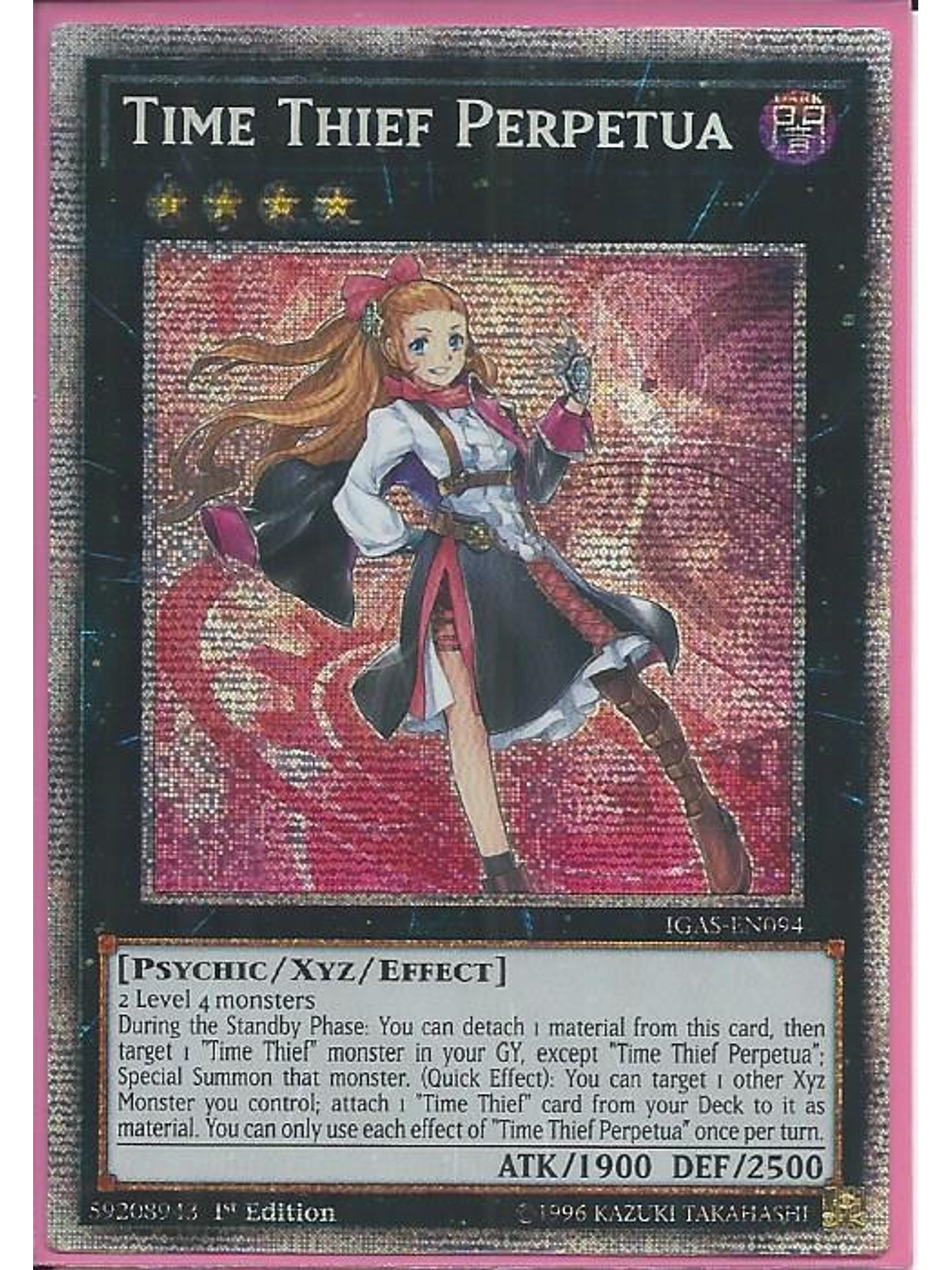 Time Thief Perpetua - IGAS-EN094 - Prismatic Secret 1st Edition 1