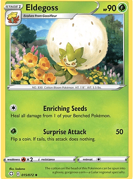 Eldegoss - 15/72 - Uncommon