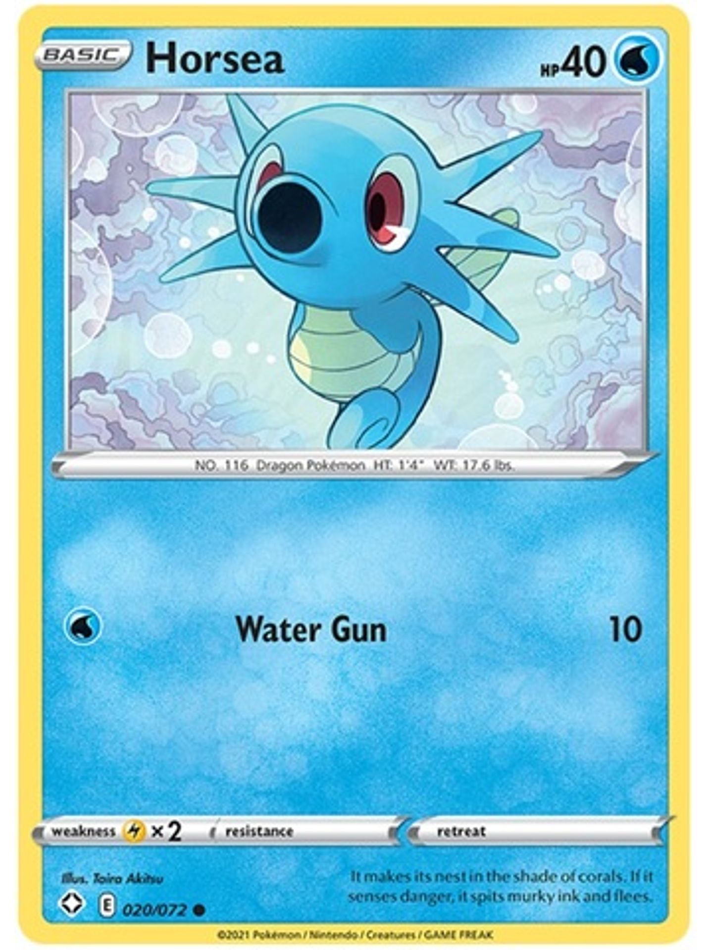 Horsea - 20/72 - Common 1