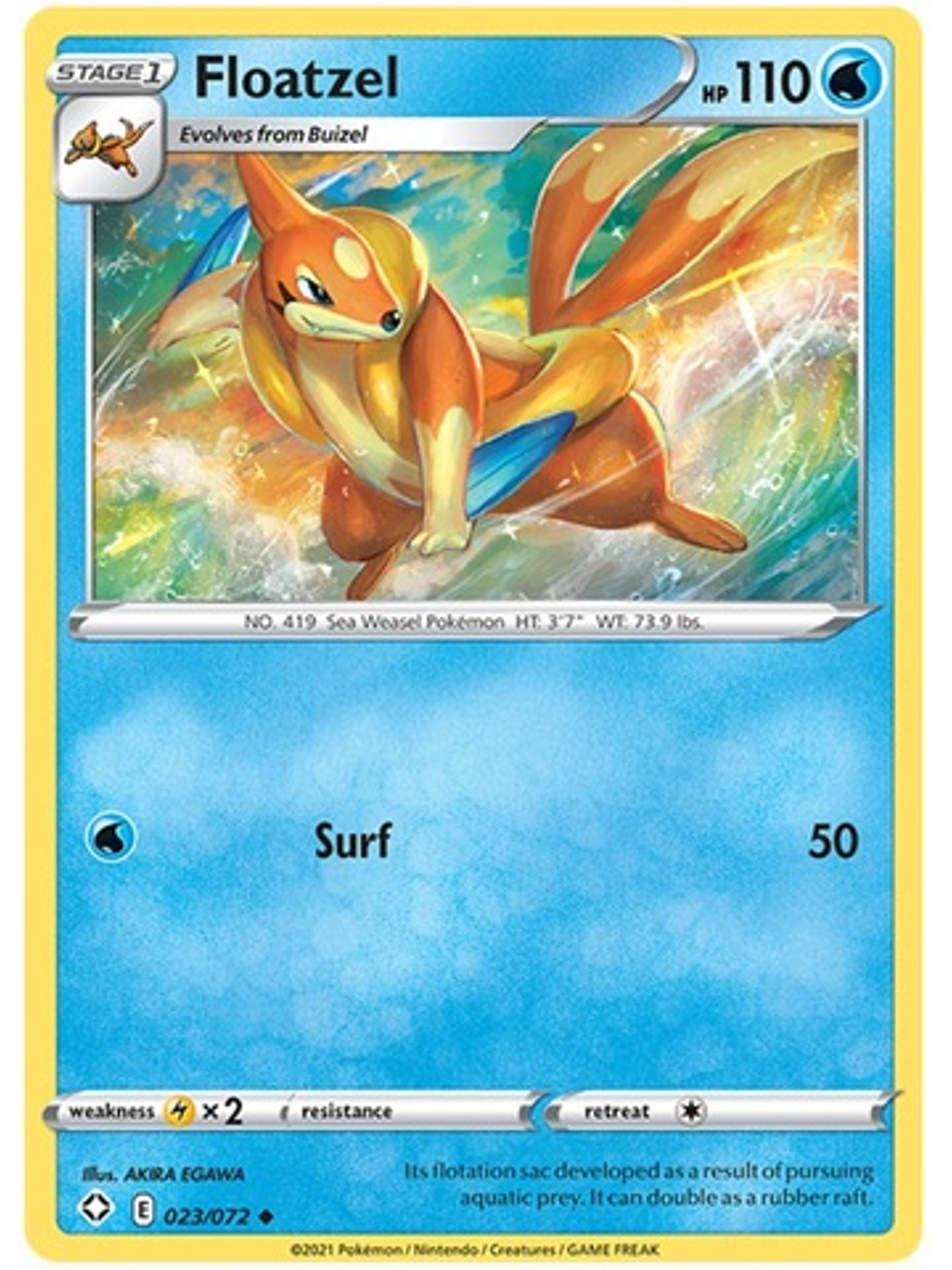 Floatzel - 23/72 - Uncommon 1
