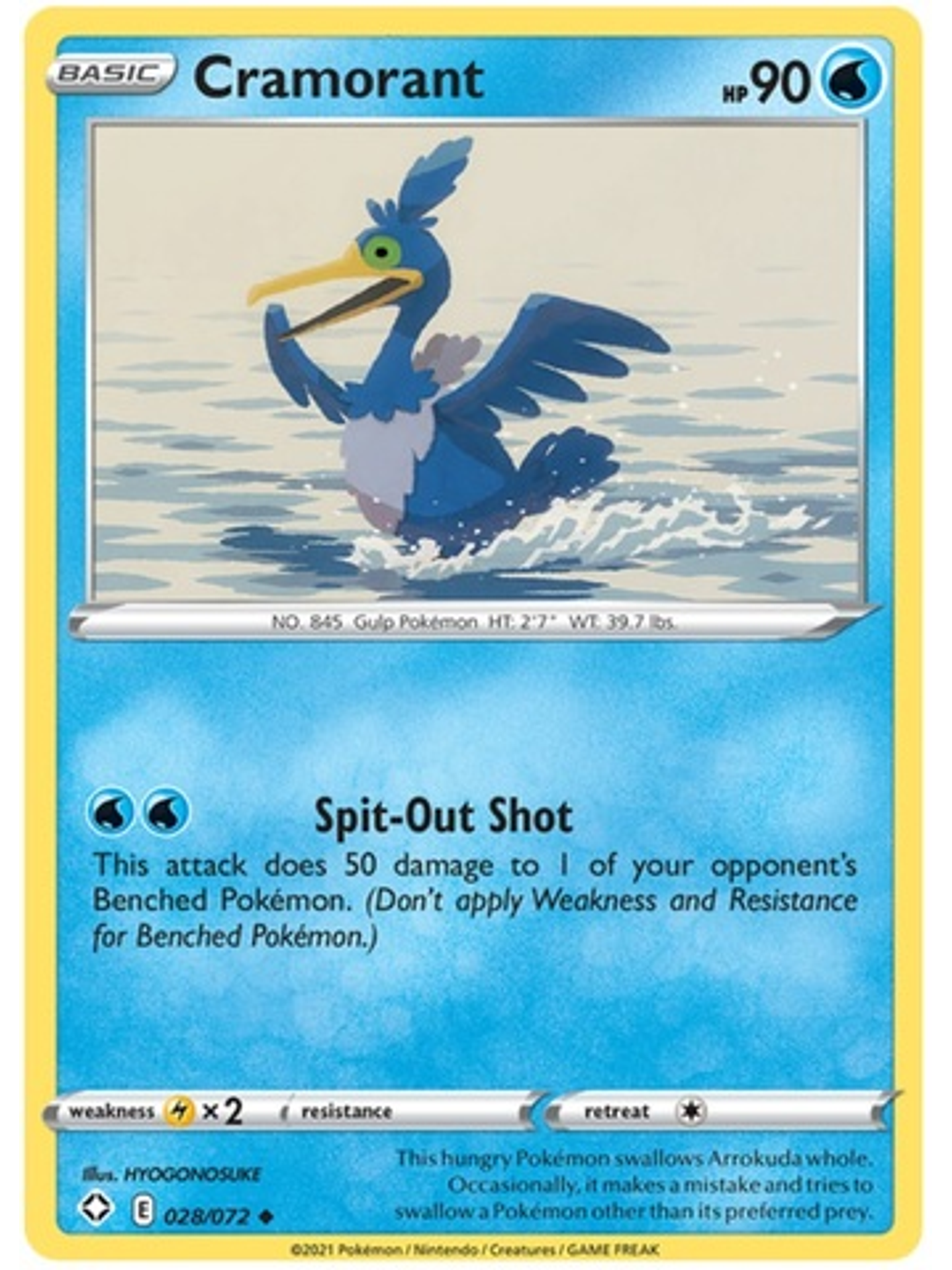 Cramorant - 28/72 - Uncommon 1