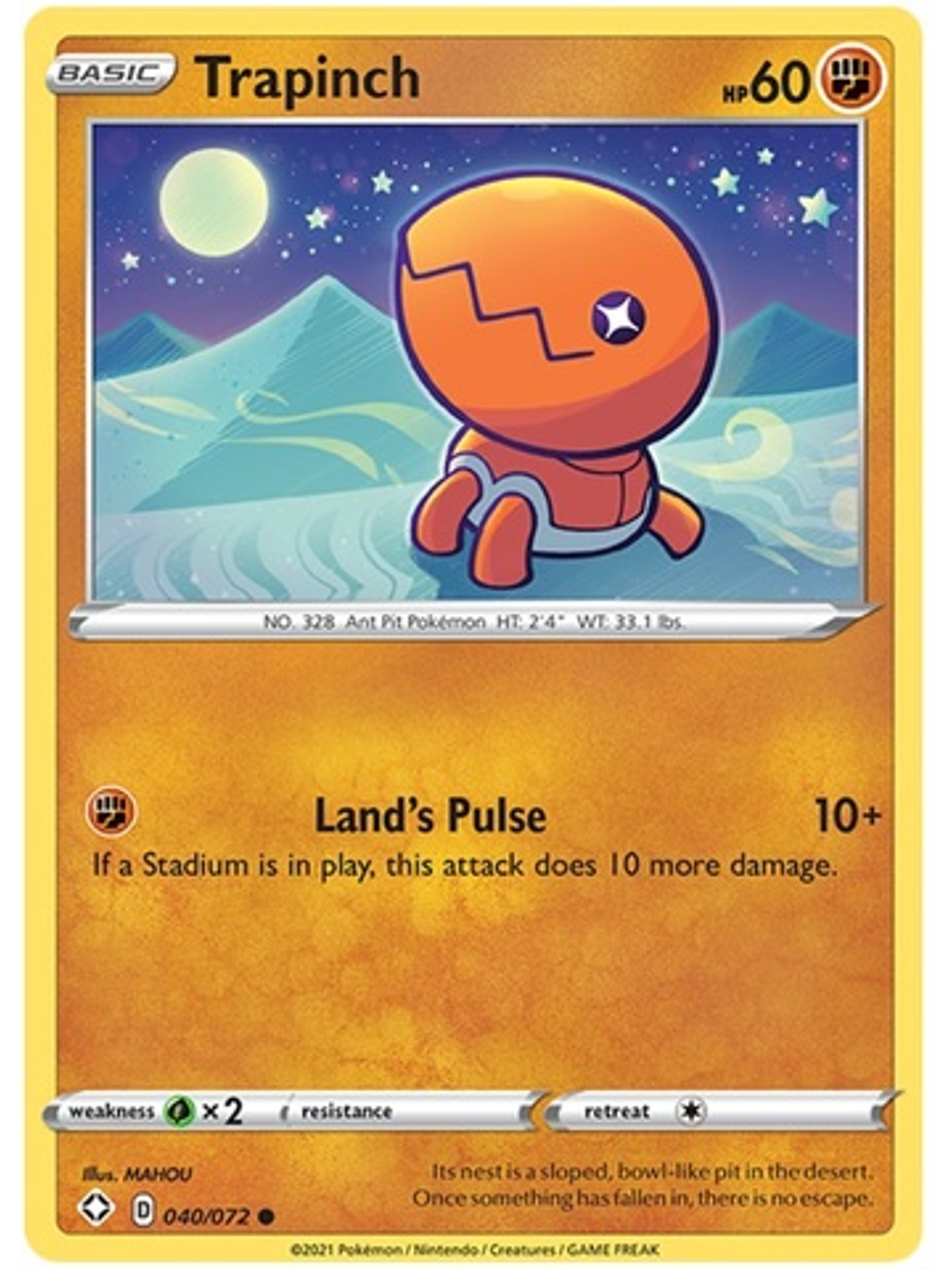 Trapinch - 40/72 - Common 1