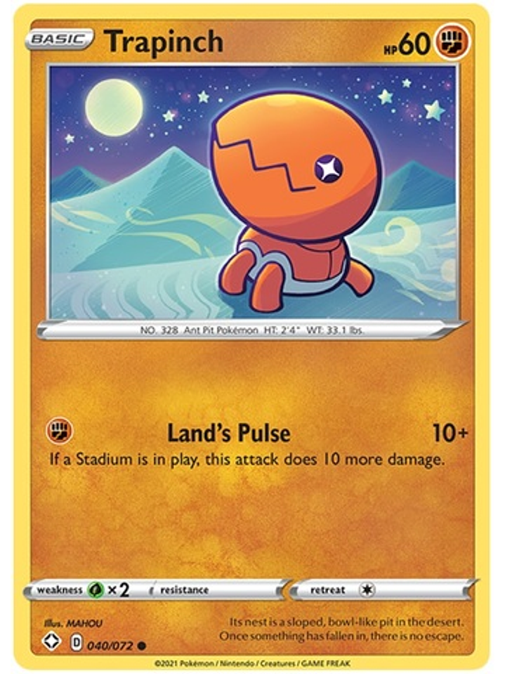 Trapinch - 40/72 - Common 1