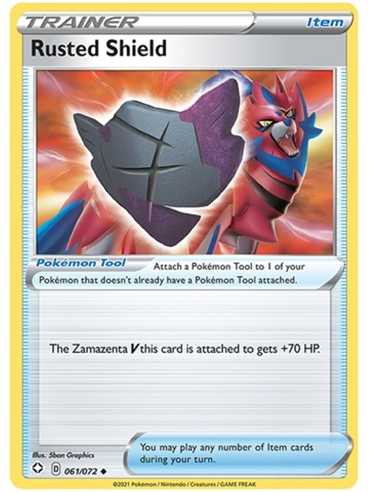 Rusted Shield - 61/72 - Uncommon Reverse Holo 1