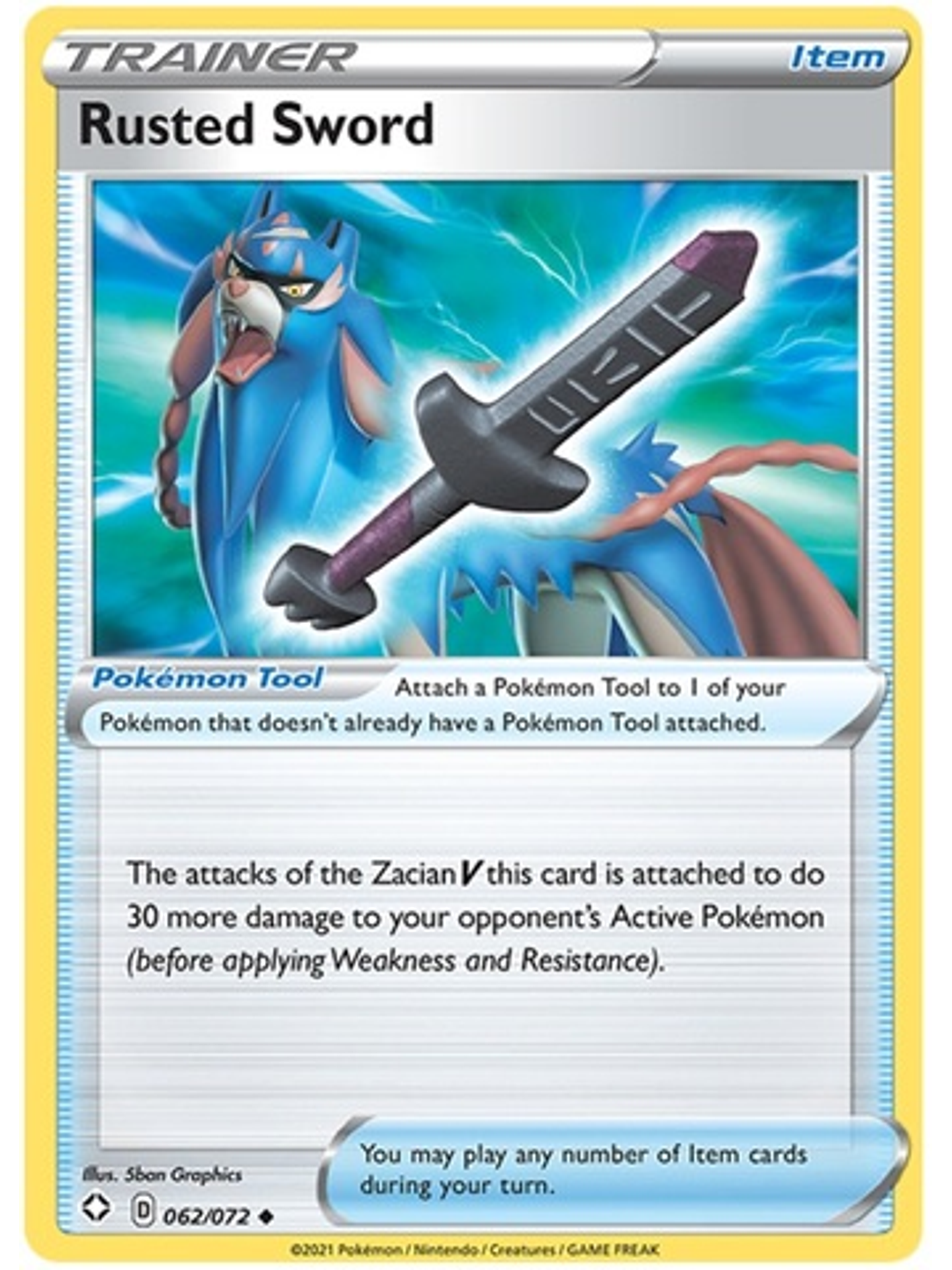 Rusted Sword - 62/72 - Uncommon 1