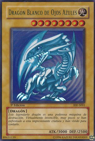 Dragon Blanco de Ojos Azules - BIK-S001 Ultra Rare 1st Edition