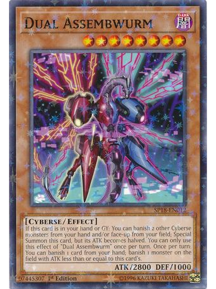 Dual Assembwurm - SP18-EN012 - Starfoil Rare 1st Edition 1