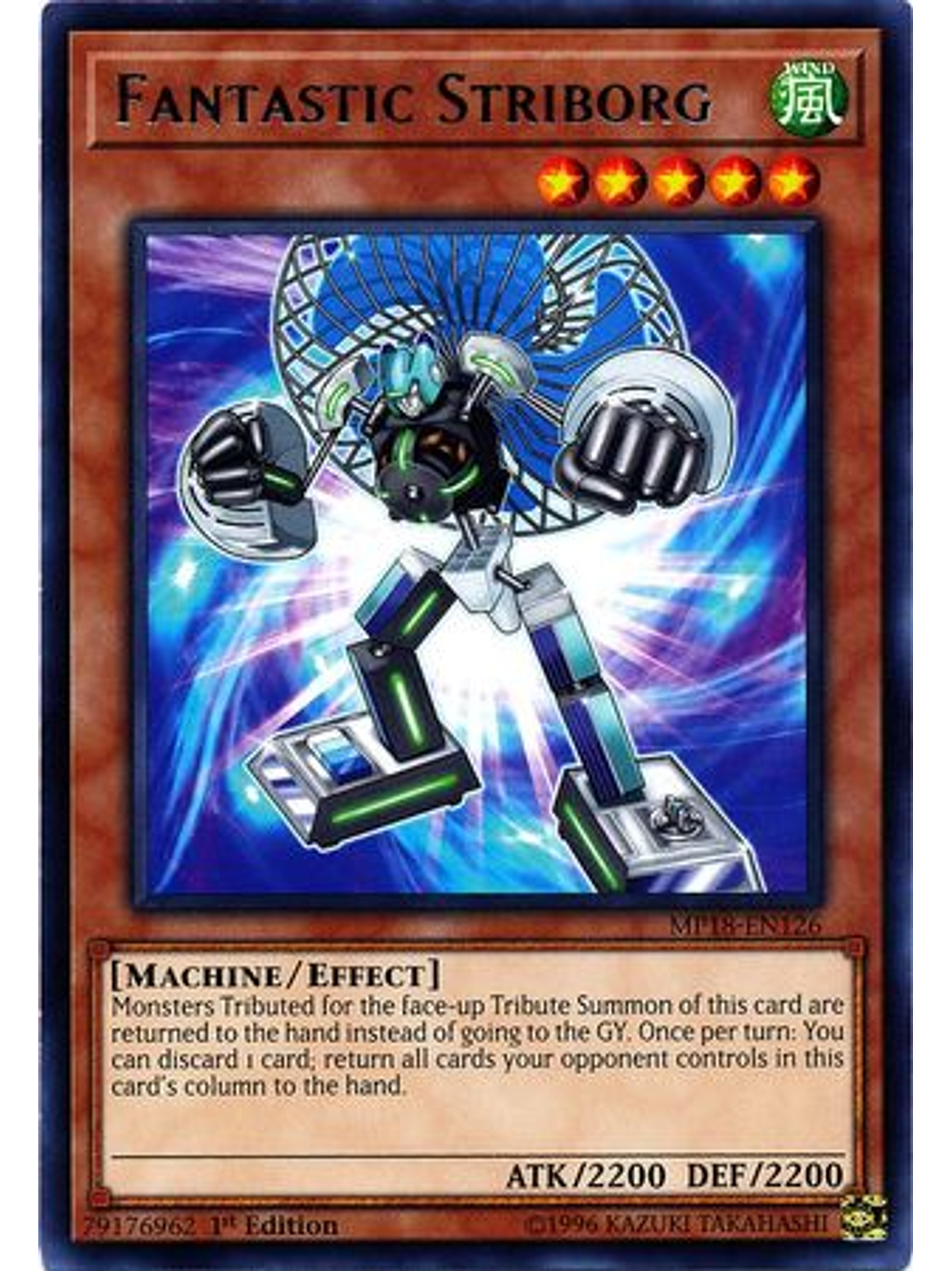 Fantastic Striborg - MP18-EN126 - Rare 1st Edition 1