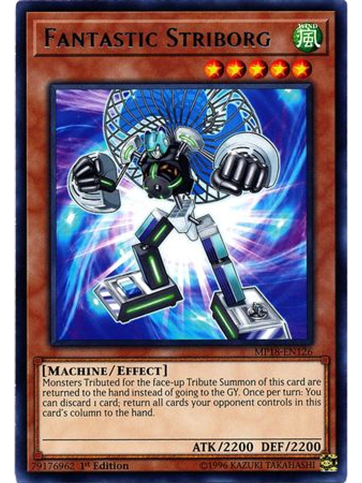 Fantastic Striborg - MP18-EN126 - Rare 1st Edition 1