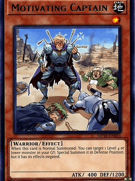 Motivating Captain - MP18-EN055 - Rare 1st Edition