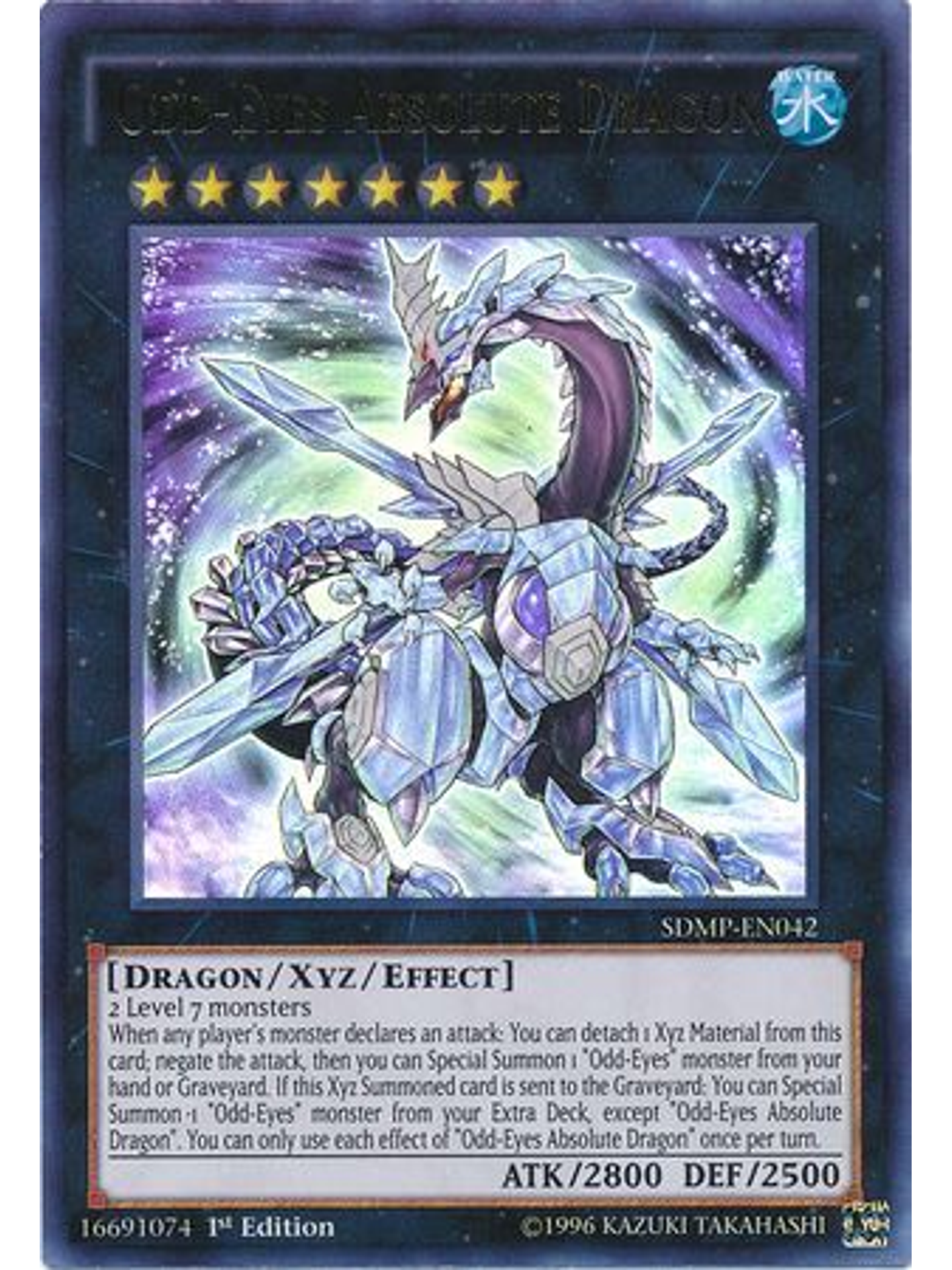 Odd-Eyes Absolute Dragon - SDMP-EN042 - Ultra Rare 1st Edition 1