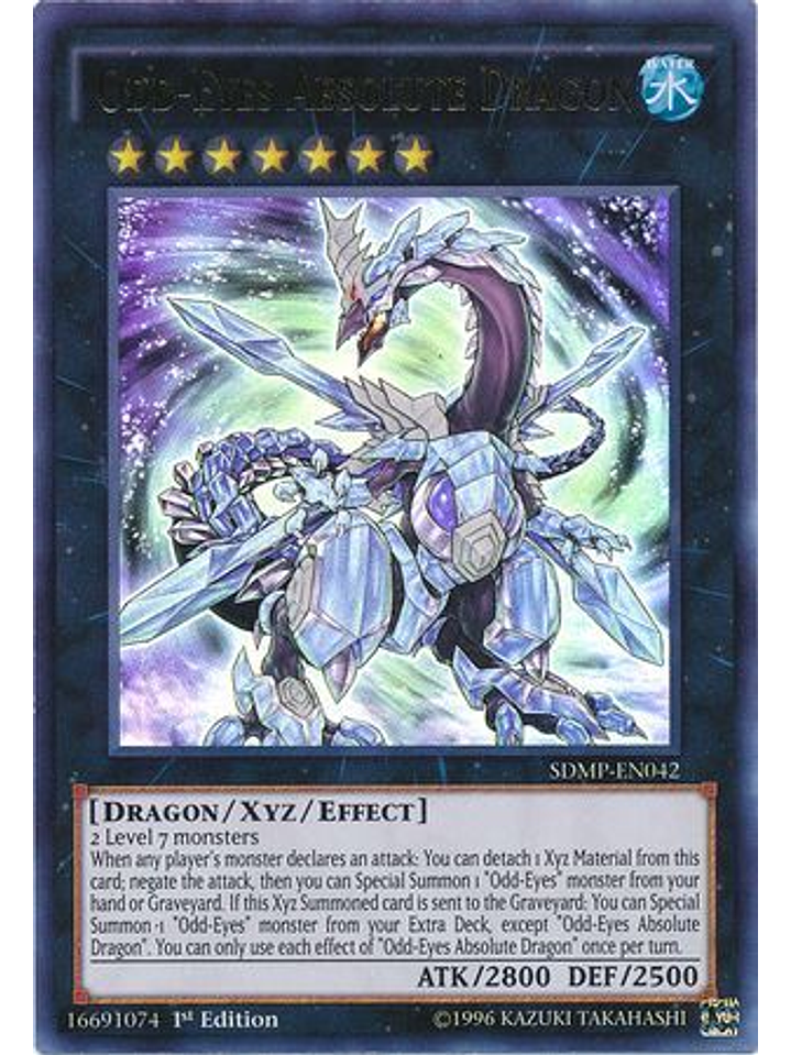 Odd-Eyes Absolute Dragon - SDMP-EN042 - Ultra Rare 1st Edition 1