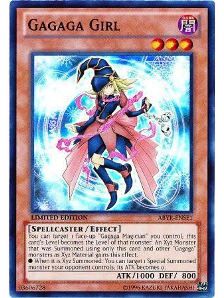 Gagaga Girl - ABYR-ENSE1 - Super Rare 1st Edition 1