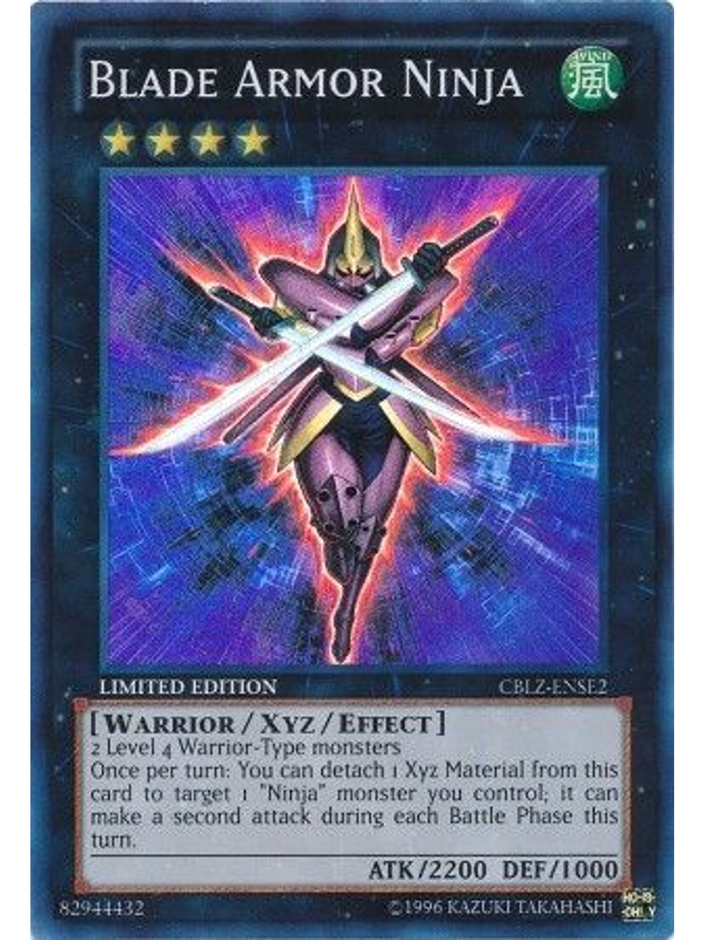 Blade Armor Ninja - CBLZ-ENSE2 - Super Rare 1