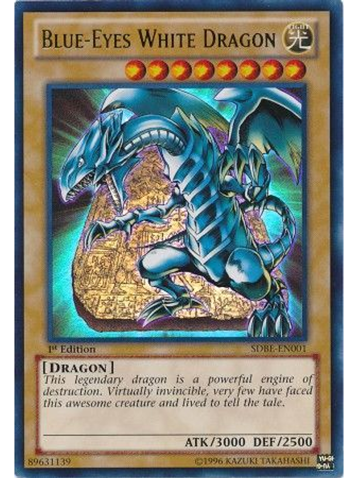 Blue-Eyes White Dragon - SDBE-EN001 - Ultra Rare 1st Edition 1