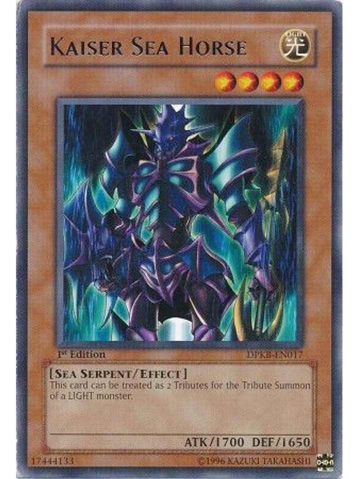 Kaiser Sea Horse - DPKB-EN017 - Rare 1st Edition 1