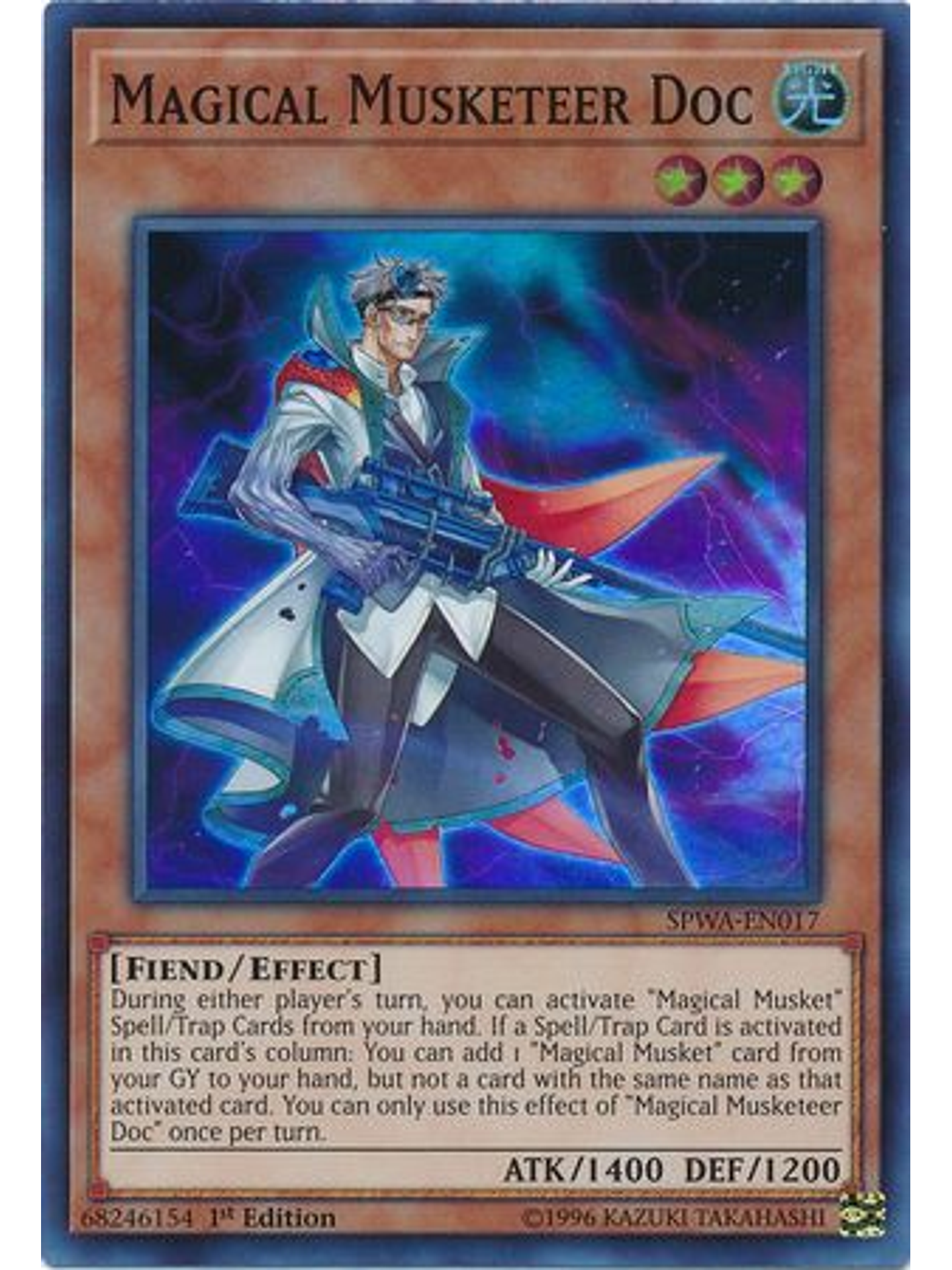 Magical Musketeer Doc - SPWA-EN017 - Super Rare 1st Edition 1