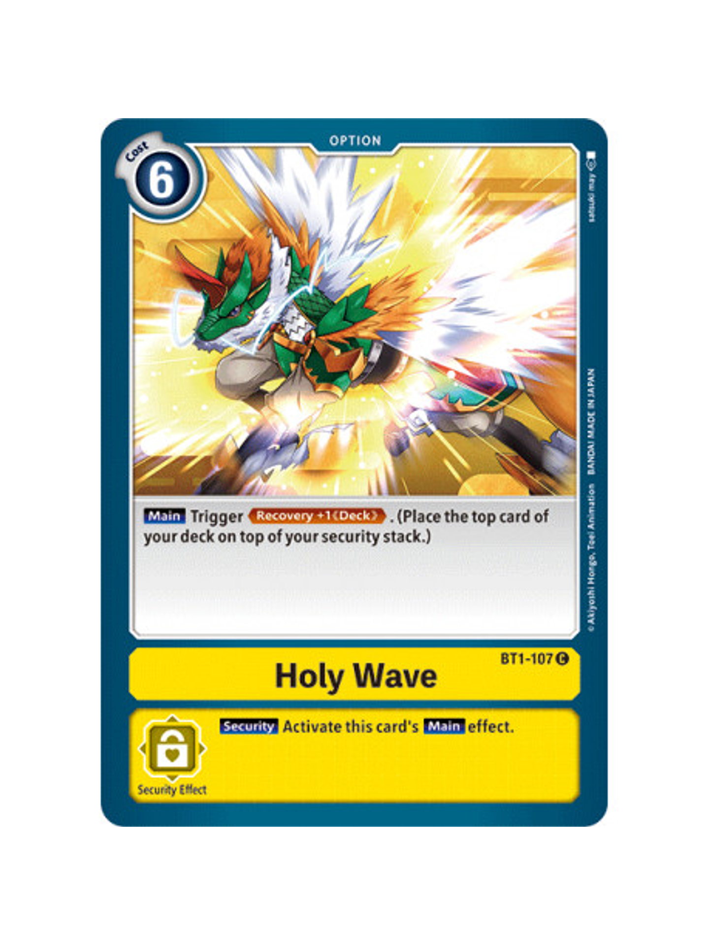 BT1-107 C Holy Wave Option  1