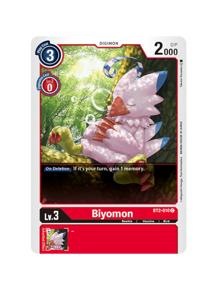 BT2-010 C Biyomon Digimon  1