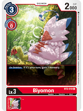 BT2-010 C Biyomon Digimon 