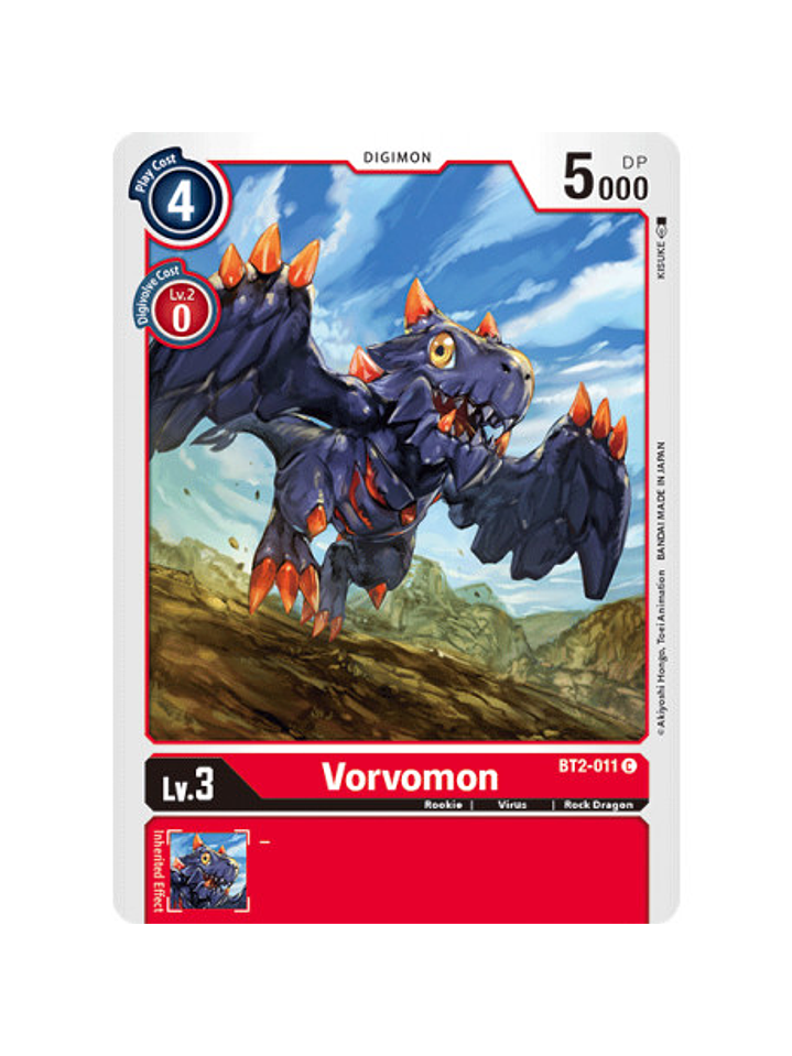 BT2-011 C Vorvomon Digimon  1