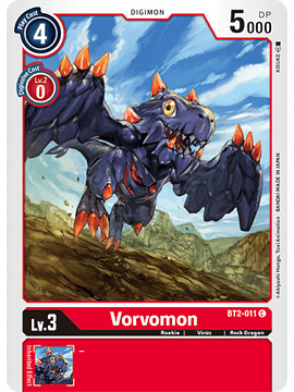 BT2-011 C Vorvomon Digimon 