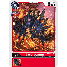 BT2-014 C Lavorvomon Digimon 