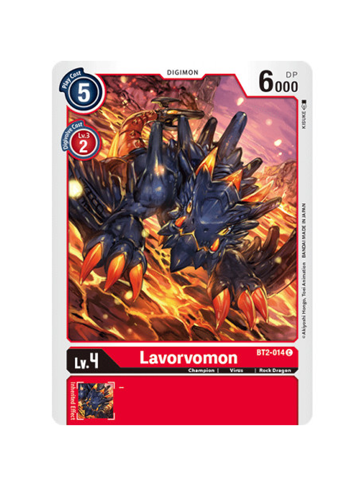 BT2-014 C Lavorvomon Digimon  1