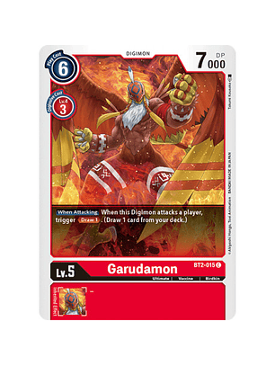 BT2-015 C Garudamon Digimon 