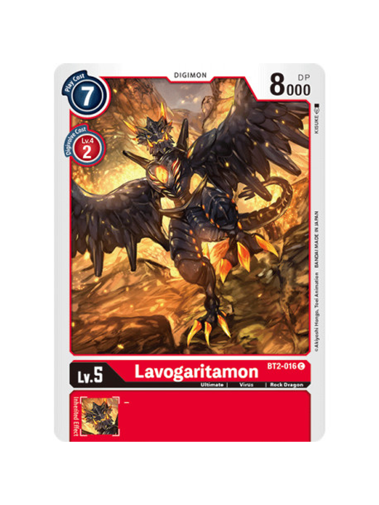 BT2-016 C Lavogaritamon Digimon  1