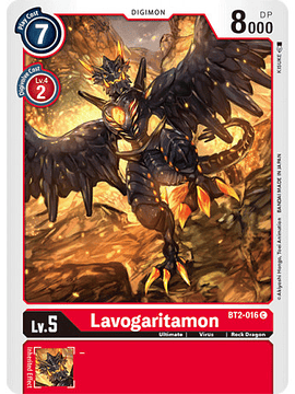 BT2-016 C Lavogaritamon Digimon 