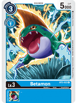 BT2-022 C Betamon Digimon 