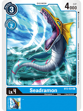 BT2-024 C Seadramon Digimon 