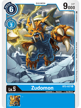 BT2-027 U Zudomon Digimon 