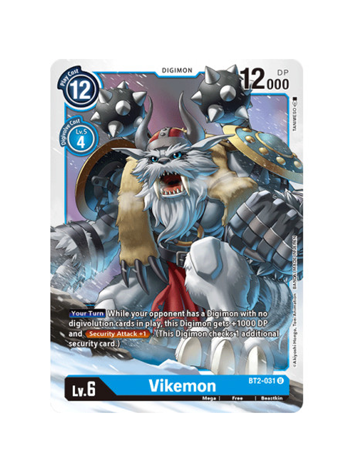 BT2-031 U Vikemon Digimon  1