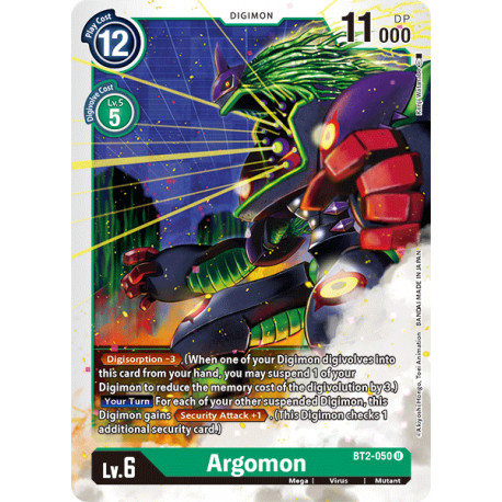 BT2-050 U Argomon Digimon 