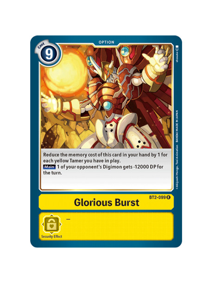 BT2-099 R Glorious Burst Option  1