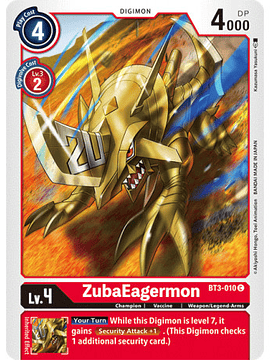 BT3-010 C ZubaEagermon Digimon 