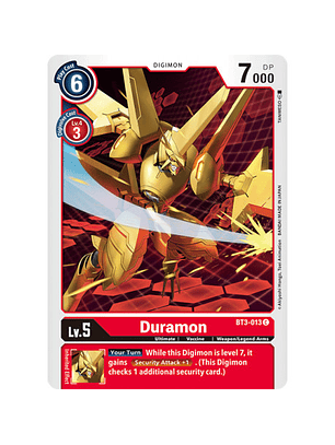BT3-013 C Duramon Digimon 