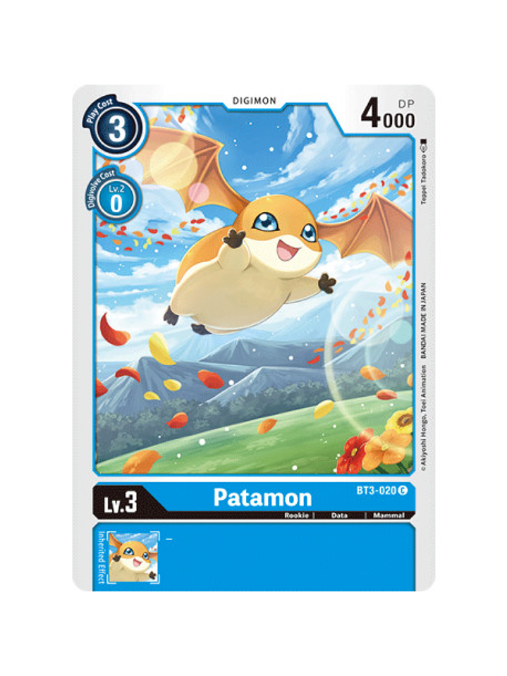 BT3-020 C Patamon Digimon  1