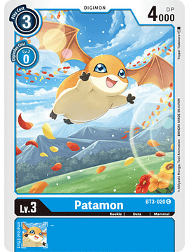 BT3-020 C Patamon Digimon 